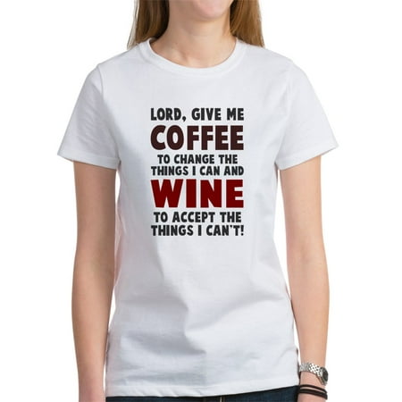 - Womens Coffee & Wine T-Shirt