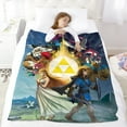 thumbnail image 5 of The Legend of Zelda-Anti-Pilling Flannel Blanket Soft Lightweight Plush Fuzzy Cozy Luxury Blanket for Home and Kitchen Use – Perfect for Kids and Adults 32"*48"(80cm*120cm), 5 of 6