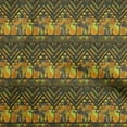 thumbnail image 1 of oneOone Polyester Spandex Olive Green Fabric African Aztech Sewing Material Print Fabric By The Yard 56 Inch Wide, 1 of 4