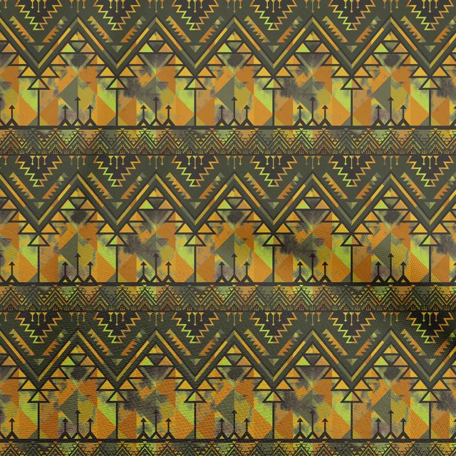 oneOone Cotton Cambric Olive Green Fabric African Aztech Sewing Craft Projects Fabric Prints By Yard 56 Inch Wide