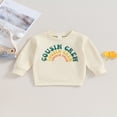 thumbnail image 3 of Long Sleeve Hoodie with Letters Print for Boys, 3 of 9
