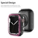 thumbnail image 3 of Marco de la caja de la pulsera luminosa cubierta de la carcasa del reloj para iWatch 7 45 mm (rosa), 3 of 8