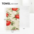 Jeuxus Apple Leaves Towels Set of 2, Modern Decorative Tea Towels for