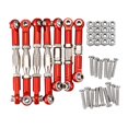 thumbnail image 2 of Varilla de Servo Sunnimix 7 Piezas para Wltoys 144001 RC Car Rojo, 2 of 8