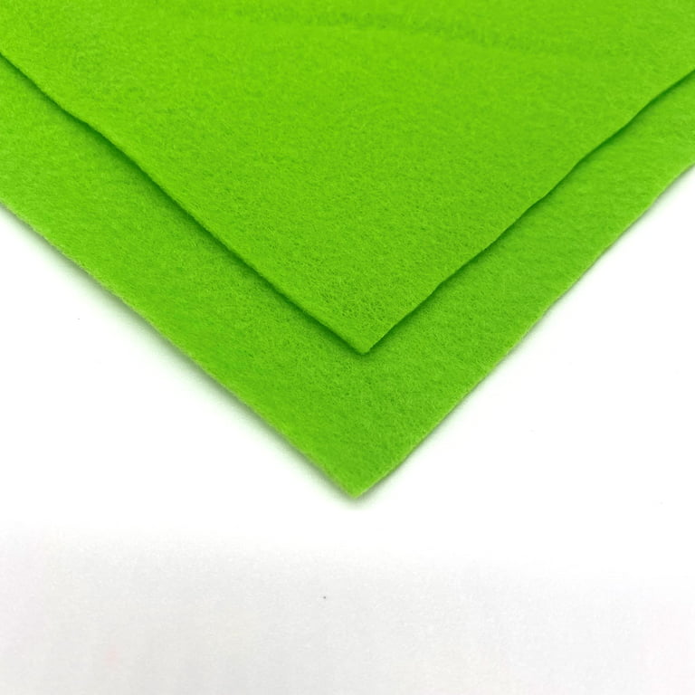 Ice Fabrics Craft Felt Fabric by The Yard - 72 Wide Acrylic Felt for DIY  Arts & Crafts - Lime Green - Half Yard