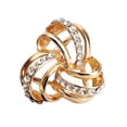 thumbnail image 1 of Anillo para bufanda con diamantes de imitación, anillo de clip para bufanda de 3 anillos, anillo elegante y brillante para sujetar bufandas, chales, pañuelos y bufandas de seda para mujer., 1 of 8