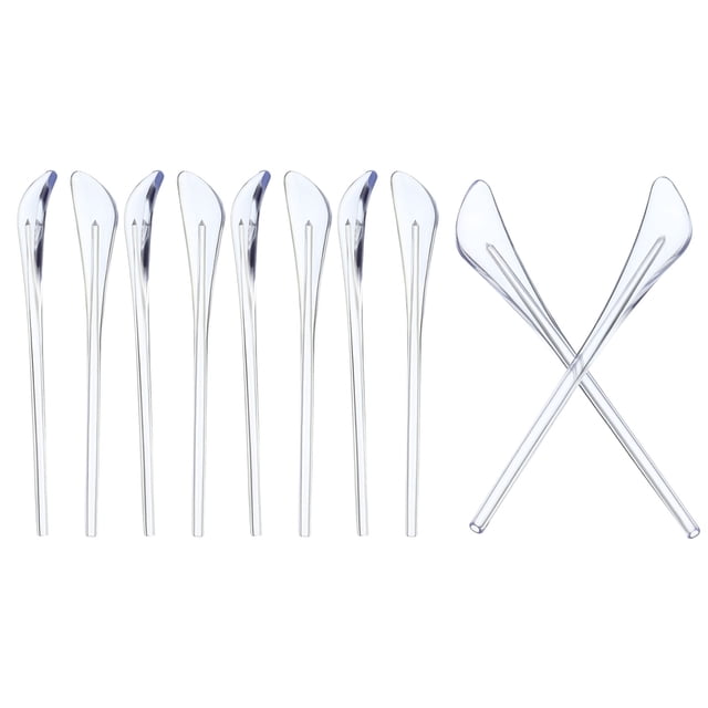 Uxcell Puntas de Gafas 5 Pares Piezas de Calcetín Antideslizante para Gafas, Tubo de Reemplazo para Patillas, Estilo Transparente 4
