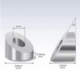 thumbnail image 5 of 40Pack 30 Degree Stainless Steel Angle Beveled Washer,1/4 Inch/6.6mm 30 Degree Washer for Cable Railing Kit, 5 of 5