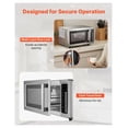 thumbnail image 6 of Countertop Microwave Oven, 0.9 Cu Ft 1000W, Stainless Steel Digital Microwave with Touchscreen, 10 Presets, 5 Levels, Multi-Lock for Commercial & Home Use, 6 of 9