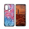 thumbnail image 1 of Compatible with Moto G Power 2022 Phone Case, Blue-Marble-46 Case Silicone Protective for Teen Girl Boy Case for Moto G Power 2022, 1 of 1