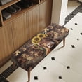 thumbnail image 3 of Whosucclay Camo Hunting Highland Cattle Print Dining Bench Cover Stretch Bench Protectors Removable Bench Cushion Cover Wear Resistant Bench Seat Cushion Slipcovers Rectangle Dining Chair Slipcovers, 3 of 7