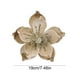 thumbnail image 3 of Flores Navideñas Artificiales Grandes con Purpurina Dorada. Flores de Magnolia Simuladas para Decoración Navideña., 3 of 6