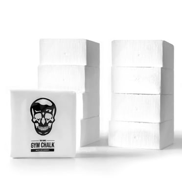 Gymreapers Gym Chalk, Athletic Powder Chalk for Maximum Grip Magnesium Carbonate Chalk for Powerlifting, Weightlifting, Rock Climbing, Gymnastics Chalk Block ( 8 - 2oz Chalk Blocks)