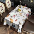 thumbnail image 3 of Cartoon Dachshund Rectangle Tablecloth 60"x120",Waterproof Polyester Rectangle Table Cloth, Wipeable Spillproof Polyester Tablecloth for Dining, Camping, Indoor and Outdoor, 3 of 6