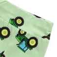 thumbnail image 6 of UngA Newborn Baby Boy Summer Clothes Farm Tractor Short Sleeve Romper Shirt Top Pants Hat Set Spring Outfits (Green,6-9 Months), 6 of 7
