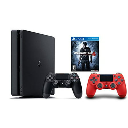 Sony PlayStation 4 Slim Bundle - Uncharted and Wireless