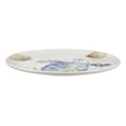 thumbnail image 4 of Marine Blue Sea Turtle And Golden Sea Shells Ceramic Dinner Plates Set Of 2, 4 of 4