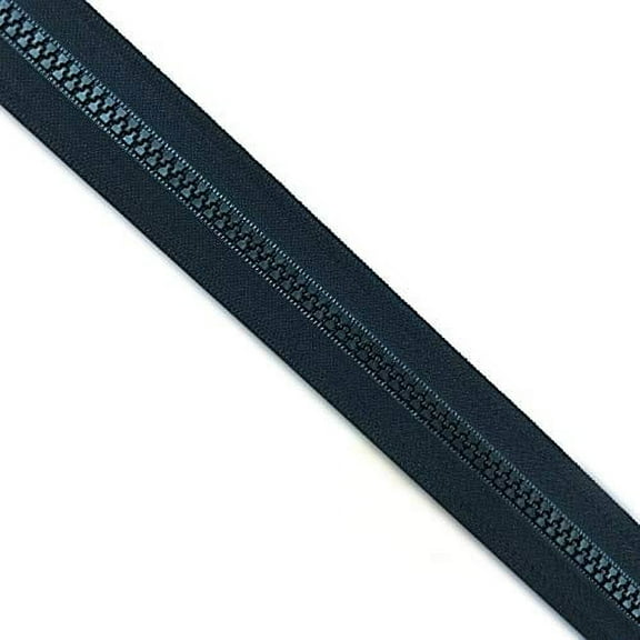 YKK #5VS Vislon 2-Way Open Zipper Black - 32"