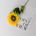 thumbnail image 4 of 6 Pack Sunflower Flowers Long Stem Silk Sunflower Decor Outdoor Home Wedding Birthday Party Single Bulk Yellow Decor, 4 of 4