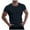 Navy, variant on cfhntfmh Workout Tops for Men Casual Summer Short Sleeve Ribbed Shirts Slim Stretch Crewneck Athletic Gym Muscle T-Shirts