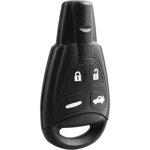 Key Fob Replacement for 2003 2004 2005 2006 2007 2008 2009 2010 2011 SAAB 9-3 9-5 4-Button Keyless Entry Remote Smart Key LTQSAAM433TX 12783781