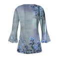 thumbnail image 5 of Women Blouse 3/4 Sleeve Petite, Tshirts Shirts Graphic Funny Workout Tops for Women Loose Womens Spring Tops Dressy Casual 3/4 Sleeve 2026 Spring Outfits, 5 of 5