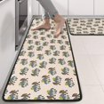 thumbnail image 2 of Kitchen Rugs Sets Of 2,Light Pink Bigfoot and Mountain Pattern Anti Fatigue Kitchen Mat Rugs Non Slip Washable,Decorative Kitchen Floor Mats for Kitchen,Sink,Laundry,17"x47"+17"x47", 2 of 5