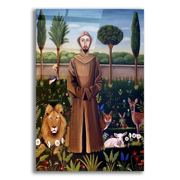 Epic Art 'Francis 3' by Catherine A Nolin, Acrylic Glass Wall Art, 12"x16"