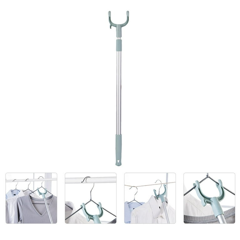 Clothes Drying Fork Retractable Clothes Pole Household Clothes Fork for Balcony