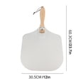 thumbnail image 6 of Xioeram 3Pcs/Set Pizza Peel - Aluminum Metal Paddle - Pizza Cutter 14'' Blade, Pizza Oven Accessories. Spatula for Stone, Pastry, Dough, Bread & Rocker Knife, Pizza Baking Tools., 6 of 8