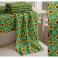 thumbnail image 6 of Soimoi Cotton Cambric Fabric Leaves & Sunflower Floral Print Fabric by The Yard 56 Inch Wide, 6 of 7