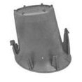 thumbnail image 1 of 2000-2006 Toyota Tundra Fog Light Cover Front Driver Side Matt Black, 1 of 1