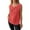 Red, variant on SHITINN Women's V Neck Button Down T Shirt Casual Summer Top Womens Short Sleeve Tops Womens Blouses Casual Womens Summer Blouses