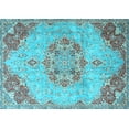 thumbnail image 1 of Ahgly Company Indoor Rectangle Persian Light Blue Traditional Area Rugs, 4' x 6', 1 of 4