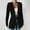 #4Black, variant on Byworldtasic Womens Jacket Women's Long Sleeve V-Neck Comfy Solid Regular Casual Tops Work Office Suit Blazer Jacket