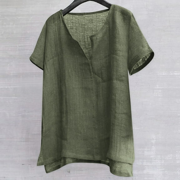 ZZHZGZ 4Th of July Linen Beach Shirts for Men Men's Linen Shirt Short Sleeve Hippie Casual Comfort Beach Yoga T Shirts Late July Mens Beach Wear Xxxxl