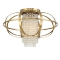 thumbnail image 3 of Idlewild 1-Light Ceiling Light in Warm Brass, 3 of 6
