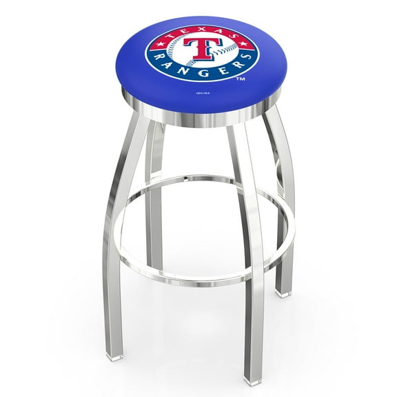 Texas Rangers 36" Chrome Swivel Counter Stool