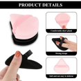 thumbnail image 4 of 12 Piezas Soplo de Polvo Cara Triángulo Soplo de Maquillaje para Polvo Suelto Cuerpo Suave Cosmético Base Esponja Polvo Mineral Herramienta de Maquillaje Seco Húmedo, 4 of 7