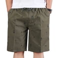 thumbnail image 1 of Ceisia Men's Printed Casual Sports Shorts Summer Loose Straight-Leg 5-Inch Shorts with All-Over Print Army Green XXXL Gifts, 1 of 6