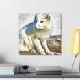 thumbnail image 4 of Arctic Fox Hyperrealism - Canvas, 4 of 10