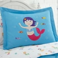 thumbnail image 4 of Wildkin Kids 5 Pc Twin Microfiber Bed in a Bag for Boys & Girls (Mermaids Blue), 4 of 9