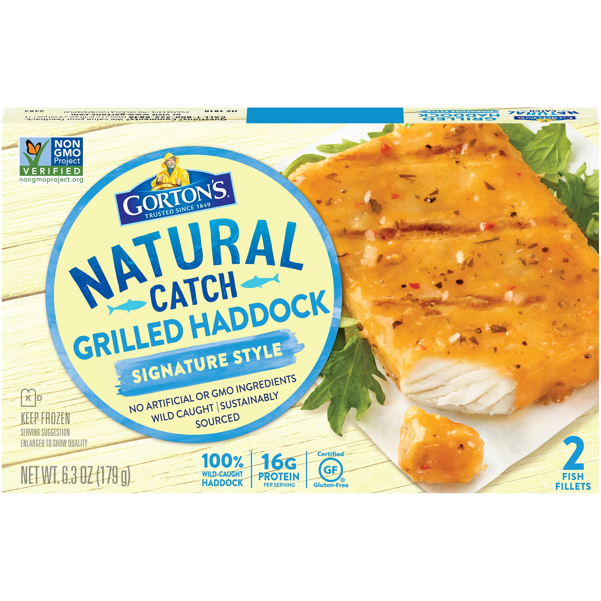 Gorton's Signature Grilled Haddock Fillets, 2 count