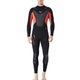 thumbnail image 1 of Naiovety Trajes de neopreno traje de buceo ultrafino de secado rápido para hombres y hombres traje de neopreno pantalones de manga larga protección Deportes acuáticos negro/naranja L Naiovety OD003281-08, 1 of 6