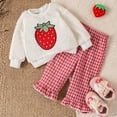 thumbnail image 2 of Dagaeig 2 Months Baby Girl Clothing Baby Girls Cotton Floral Clothes Long Sleeve Romper Jumpsuit Pants Outfit Set(White,2-3 Years), 2 of 9