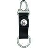 10 Number Ten Belt Clip On Carabiner Leather Keychain Fabric Key Ring