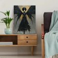 thumbnail image 5 of Gothic Dark Angel Watercolor Canvas Mystical Abstract Poster Wall Decor Print, 5 of 8