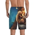 thumbnail image 6 of KLL Squirrel Sleeping In Tree for Men's 1-Pack Shorts,Sleep Pajama Shorts for Men Soft Pj Shorts Men's Pajama Bottoms Sleepwear -Large, 6 of 7