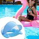 thumbnail image 1 of Piscina Inflable Flota Con Un Gran Dosel Cama Flotante Para Diversión De Agua Viaje Azul   Silla De Flotación De La Piscina  Piscina Inflable Float Silla, 1 of 10