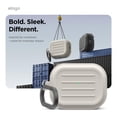 thumbnail image 3 of elago Armor Case Compatible with AirPods Pro 3 Case - Carabiner Included, Supports Wireless Charging, Shock Resistant, Full Protection (Stone), 3 of 5